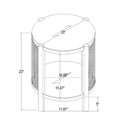 Portola Hills Woven Accent Table - Threshold™ designed with Studio McGee Portola Hills Woven Accent Table - Threshold™ Designed With Studio McGee -Threshold Furnish Shop GUEST 4adf35f8 0ed1 4393 b30c c5682441d8d8