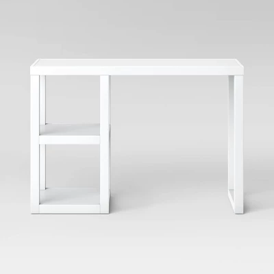 Carson Wood Writing Desk with Storage White - Threshold™ Carson Wood Writing Desk With Storage White - Threshold™ -Threshold Furnish Shop GUEST 4c0e91b8 5bfa 49e7 82b5 8faf7ee0e251