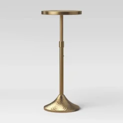 Lasker Patina Brass Drink Table Brass - Threshold™ -Threshold Furnish Shop GUEST 4ce6a8a2 ec0a 4ff8 a987 c943a4d32ee3