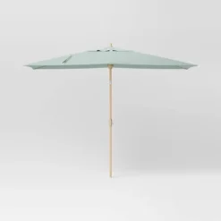 10'x6' Rectangular Market Patio Umbrella - Light Wood Pole - Threshold™ -Threshold Furnish Shop GUEST 4f2b0fba 618c 43dd ae78 b014edf01852