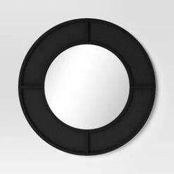28" Caning Round Wall Mirror - Threshold™ -Threshold Furnish Shop GUEST 4f622bac 11fd 4e93 8fba 9776dadc47c4