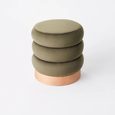 Clarkdale Channel Tufted Ottoman with Wood Base - Threshold™ designed with Studio McGee Clarkdale Channel Tufted Ottoman With Wood Base - Threshold™ Designed With Studio McGee -Threshold Furnish Shop GUEST 50ce9c16 9e9e 4065 8f9c f64c3f73b0c5