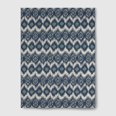 Ikat Outdoor Rug Blue - Threshold Ikat Outdoor Rug Blue - Threshold -Threshold Furnish Shop GUEST 53e27868 ec29 44a9 b115 063433caf84c