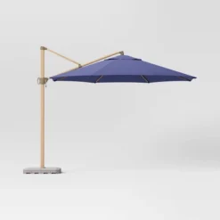 11'x11' Offset Patio Umbrella - Light Wood Pole - Threshold™ -Threshold Furnish Shop GUEST 544e7160 2f43 42b7 962e 5e64fe35ebc3