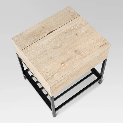 Loring End Table with Charging Station - Threshold™ Loring End Table With Charging Station - Threshold™ -Threshold Furnish Shop GUEST 549b3ccc 3106 4063 b684 102c174f5c61