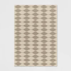Step Diamonds Outdoor Rug Tan/Ivory - Threshold™ -Threshold Furnish Shop GUEST 56963546 a338 4b99 8053 4bd3ecbdd6a0