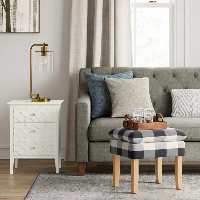 Buffalo Plaid Stool Blue - Threshold™ Buffalo Plaid Stool Blue - Threshold™ -Threshold Furnish Shop GUEST 58e5abba 3120 4486 b8be 99794ab8c646