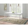 72" Cambridge Farmhouse Fully Painted Turned Leg Rectangular Dining Table White - Threshold™