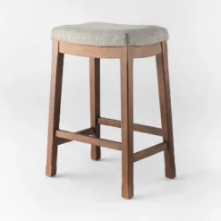 Candor Wood And Upholstered Saddle Counter Height Barstool - Threshold™ 8 Candor Wood And Upholstered Saddle Counter Height Barstool - Threshold™ -Threshold Furnish Shop GUEST 5b16e3f6 659a 452c 94c6 c37d9de19550