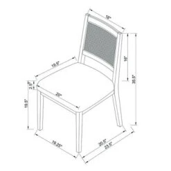 Oak Park Cane Dining Chair Black - Threshold™ Designed With Studio McGee -Threshold Furnish Shop GUEST 5e0d79ff e5da 47f6 89c1 777b56e7d3ca