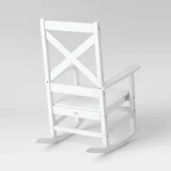 Shawboro POLYWOOD Patio Rocking Chair - White - Threshold™ -Threshold Furnish Shop GUEST 5f31549b d304 4ea1 8c2d 2563284f6791