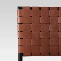 Wellfleet Woven Faux Leather Metal Base Counter Height Barstool - Threshold™ -Threshold Furnish Shop GUEST 600d4296 a27d 474b 916f d7e59a94ae23