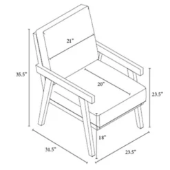 Grantsville Wood Frame Accent Chair With Grid Back - Threshold™ Designed With Studio McGee -Threshold Furnish Shop GUEST 63af688c c6d7 4926 8635 a7774e315ee8