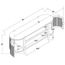 Portola Hills Caned Door TV Stand For TVs Up To 60" - Threshold™ Designed With Studio McGee -Threshold Furnish Shop GUEST 6a70e9c2 1448 487f a332 1f397d50b5ae