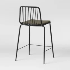 Set Of 2 Sodra Rounded Seat Wire Counter Height Barstool Black - Threshold™ -Threshold Furnish Shop GUEST 6b7f294e b01b 43f7 ab3c d0ae1779d18d