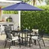 9'x9' Market Solar Patio Umbrella - Black Pole - Threshold™ -Threshold Furnish Shop GUEST 6c9294df 5383 4e8f a9e2 4c99c6b844ab 1