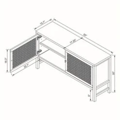 Palmdale Woven Door Console - Threshold™ Designed With Studio McGee -Threshold Furnish Shop GUEST 6d225f38 58c8 4d6f a350 e4de6fff4cf2