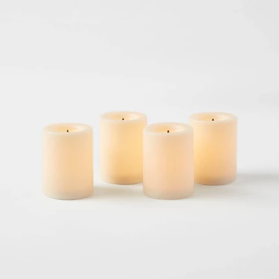 1.82" x 1.4" 4pk LED Votive Flameless Black Wick Candle Cream - Threshold™ 1.82" X 1.4" 4pk LED Votive Flameless Black Wick Candle Cream - Threshold™ -Threshold Furnish Shop GUEST 6e31243d 9fcb 4e36 8bd1 241b4e1aa62d