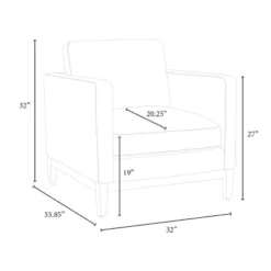 Woodland Hills Wood Base Chair Light Gray - Threshold™ Designed With Studio McGee -Threshold Furnish Shop GUEST 6e8f4d51 943c 49ba 9657 ccd0dc5a9fa7