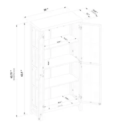 Bountiful Wood And Glass Tall Cabinet - Threshold™ Designed With Studio McGee 7 Bountiful Wood And Glass Tall Cabinet - Threshold™ Designed With Studio McGee -Threshold Furnish Shop GUEST 6ee1338d 097f 4cfb b2df da976038b2e6