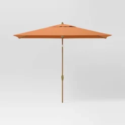 10'x6' Rectangular Market Patio Umbrella - Light Wood Pole - Threshold™ -Threshold Furnish Shop GUEST 7026a379 acb5 40d3 9e28 ea63462c9136