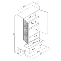 Brandeis Woven Cabinet Brown - Threshold™ Designed With Studio McGee -Threshold Furnish Shop GUEST 707bd53d 9cc8 4d72 96d2 6474dbf4e472