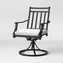 Fairmont 2pk Metal Patio Swivel Rocking Dining Chair - Threshold™ -Threshold Furnish Shop GUEST 724a742c bead 41f0 9a30 9b11482fa479