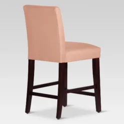 25" Velvet Parsons Counter Height Barstool Wood - Threshold™ -Threshold Furnish Shop GUEST 73d6775c 2065 441e 8c07 519e9bd63b1c