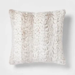 Snow Leopard Ombre Faux Fur Throw Pillow - Threshold™ -Threshold Furnish Shop GUEST 7459e396 bb51 4662 ac2b d3e1bd0a3278