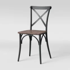 Set Of 2 Malden French Bistro Dining Chair Matte Black - Threshold™ -Threshold Furnish Shop GUEST 7683bba0 7bf8 4170 bffe 59f2f1dccc92