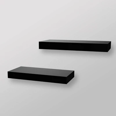 Set of 2 16" Wood Ledge Wall Shelf - Threshold™ Set Of 2 16" Wood Ledge Wall Shelf - Threshold™ -Threshold Furnish Shop GUEST 786bb85f 6197 472d 842d 71e64f1ae7fe