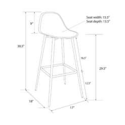 Copley Barstool - White - Threshold™ -Threshold Furnish Shop GUEST 7a5e93c4 4c26 4003 a418 4404a8f4ccd8