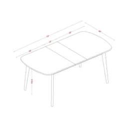 Astrid Mid-Century Drop Leaf Dining Table - Threshold™ 6 Astrid Mid-Century Drop Leaf Dining Table - Threshold™ -Threshold Furnish Shop GUEST 804508c4 e30b 4c64 8f04 e4df960068df