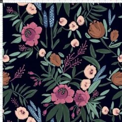 Geller Modern Counter Height Barstool In Botanical Grant Floral Ink - Threshold™ -Threshold Furnish Shop GUEST 82426902 4614 4afe ab09 ea4d76a2f67f