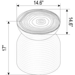 Grantsville Drum Accent Table Black - Threshold™ Designed With Studio McGee -Threshold Furnish Shop GUEST 82f4aac6 8d31 4914 8f5f 47d6585c349c
