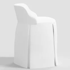 Quin Vanity Chair Twill White - Threshold™ -Threshold Furnish Shop GUEST 837363a8 d988 48b1 aa92 06f0bb5940bc