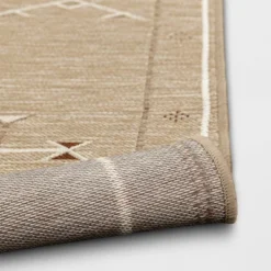 7'x10' Cactus Silk Pattern Outdoor Rug Tan - Threshold™ -Threshold Furnish Shop GUEST 838b018c 0371 44e2 9c6b 2057eeaa9e6f