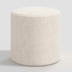 Round Thalia Ottoman Linen - Skyline Furniture 7 Round Thalia Ottoman Linen - Skyline Furniture -Threshold Furnish Shop GUEST 849e73d8 5f9e 439a 8e1d 4e2f351a41be