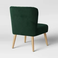 Chelidon Velvet Slipper Chair Green - Threshold™ -Threshold Furnish Shop GUEST 84c88f78 43b2 4476 bf01 fde2ea4f4522