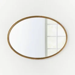26" X 36" Oval Shape Antique Mirror Brass - Threshold™ Designed With Studio McGee 4 26" X 36" Oval Shape Antique Mirror Brass - Threshold™ Designed With Studio McGee -Threshold Furnish Shop GUEST 85fc05a1 1747 4c0e ba5e d5fae5715021