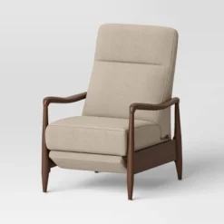 Dusk Mid-Century Wooden Arm Recliner - Threshold™ -Threshold Furnish Shop GUEST 8847a956 a9d1 4f39 9606 b945601b21b9