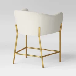 Gladden Barrel Counter Height Stool Cream Boucle/Brass - Opalhouse™ Designed With Jungalow™ -Threshold Furnish Shop GUEST 8908b10e 6619 4cc9 8d47 52bf3116fe16