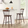 Delway Curved Back Mixed Material Counter Height Barstool Walnut - Threshold™ -Threshold Furnish Shop GUEST 8d5acda5 0082 43c7 bb92 8cea3fd0ee25