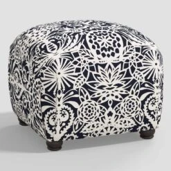 Poppy Ottoman In Damask - Skyline Furniture -Threshold Furnish Shop GUEST 8d963cef aa16 4f52 9a0e ff933e94cb9c