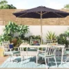9'x9' Arete Market Patio Umbrella Navy - Threshold™ 1 9'x9' Arete Market Patio Umbrella Navy - Threshold™ -Threshold Furnish Shop GUEST 8db1dee6 9d47 4b71 97a1 031a6b9040eb