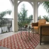 5' X 7' Diamond Outdoor Rug Orange - Threshold™ -Threshold Furnish Shop GUEST 8f7f4245 35e6 47d8 9a39 fd5213c1c9b3 1