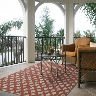 5' x 7' Diamond Outdoor Rug Orange - Threshold™ 5' X 7' Diamond Outdoor Rug Orange - Threshold™ -Threshold Furnish Shop GUEST 8f7f4245 35e6 47d8 9a39 fd5213c1c9b3 1