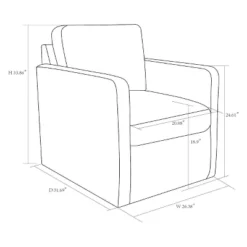 Pinetops Swivel Base Accent Chair - Threshold™ -Threshold Furnish Shop GUEST 9122e1e1 4b4a 4722 a4d8 a5610912f064