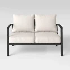 Ryegate Weathered Teak Patio Loveseat - Threshold™ -Threshold Furnish Shop GUEST 921bfa16 802e 4ae2 9db1 1d40af8a1299