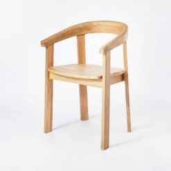 Terra Solid Wood Curved Back Dining Chair - Threshold™ Designed With Studio McGee -Threshold Furnish Shop GUEST 9247e68d 2d42 4de0 acf8 805ddf967c24